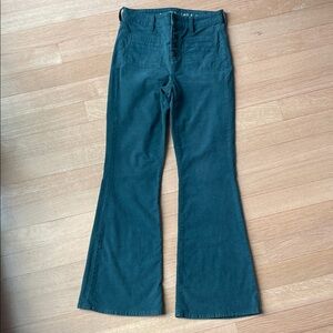 American Eagle Corduroy Fit & Flare Jeans - SIZE US 4 - Regular Length - Teal